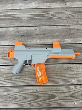SplatRBall Gel Ball Blaster Rifle Electric Orbeez Gun Gray Orange No Battery
